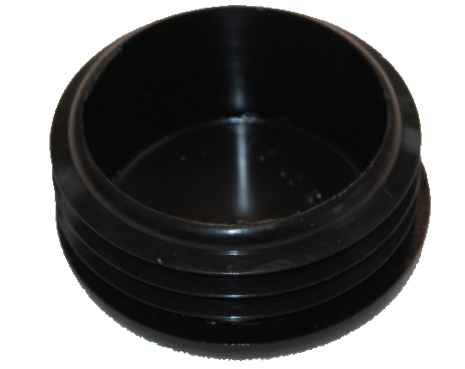 Black Plastic End Cap BE959