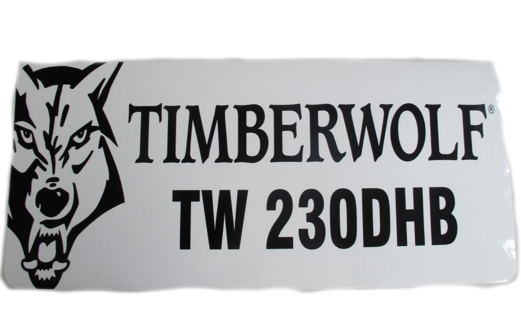 Decal / Sticker Combined Timberwolf 230DHB C/W Wolf Head