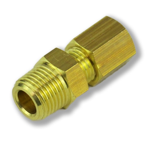[12-10-075] Forst 4mm OD x 1/8&quot; BSPP  Male Stud / Compression Coupling