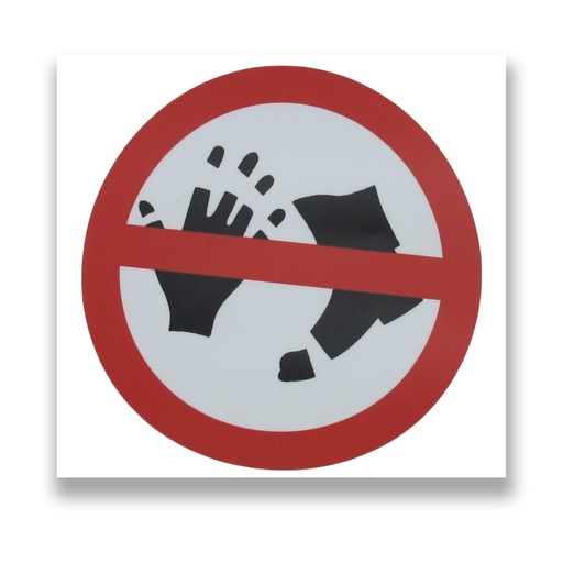 [FR-12-30-011] Forst Warning Hands &amp; Feet Decal