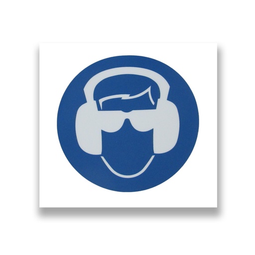 [FR-12-30-048] Forst Warning Ear and Eye Protection Decal