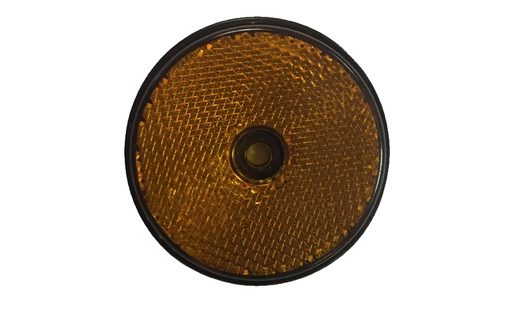[MS-18923] Reflector Round Amber Side