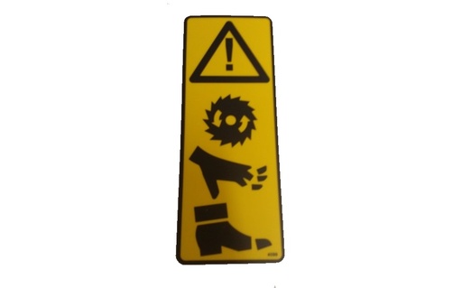 [TF-TM_4099] Decal  Danger Keep Hands and Feet Out