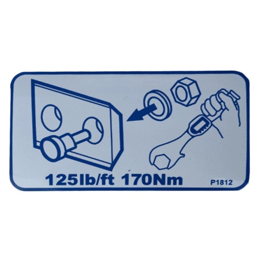 [TF-P0001812] Decal "Blade Torque Setting" Timberwolf
